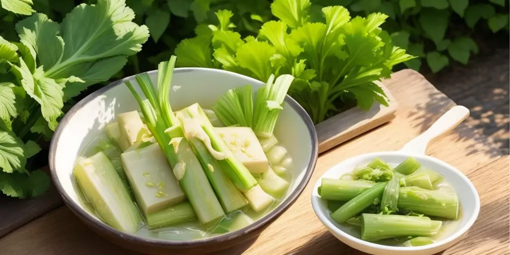 Celery and Dry Bean Curd