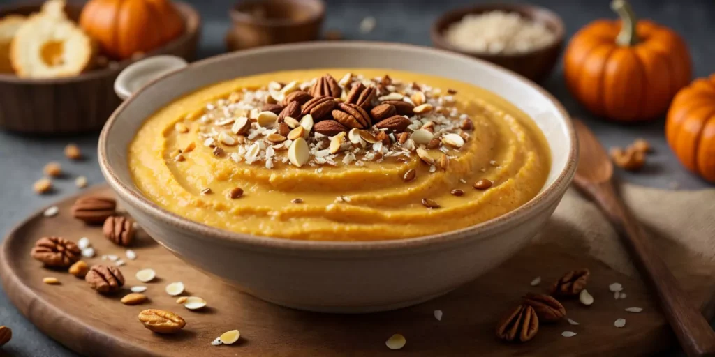 pumpkin coconut congee
